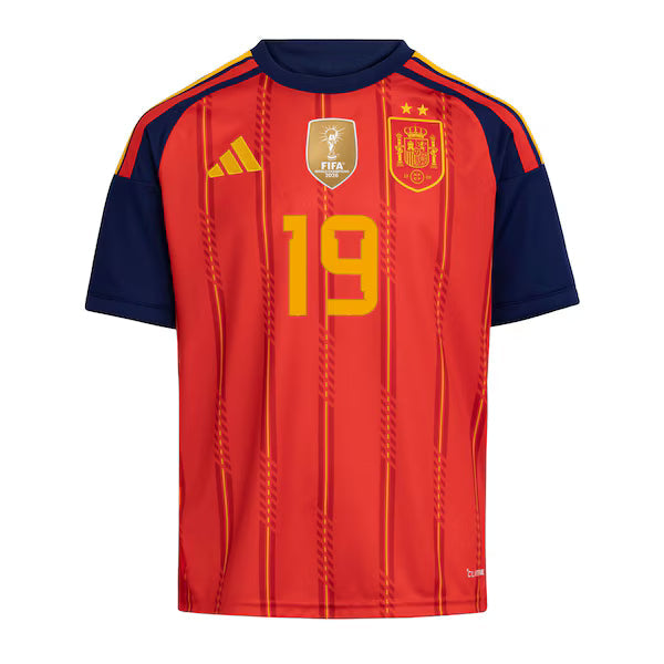 Lamine Yamal Spain National Team adidas Youth 2026 FIFA World Cup Champions Replica Jersey - Red