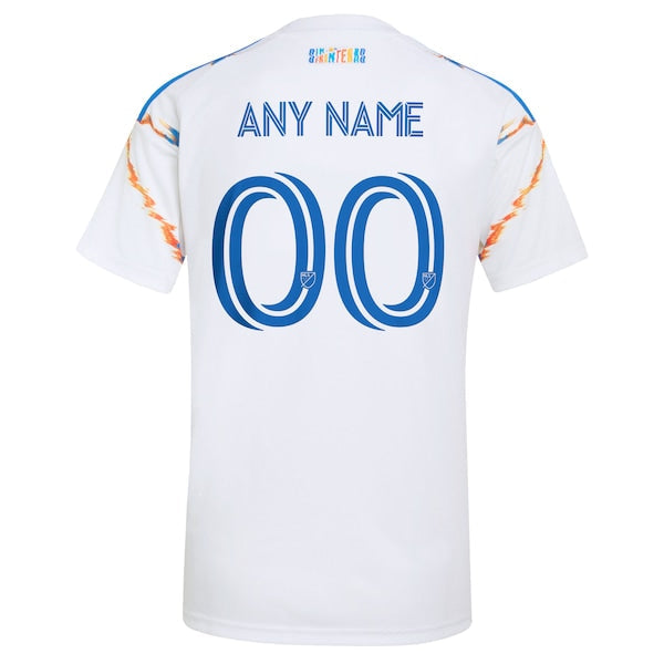 Customized San Diego FC Women's 2026 Celebration of Unprecedented Unity Kit Replica Custom Jersey White