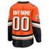 Anaheim Ducks Fanatics Home Breakaway Custom Jersey - Orange