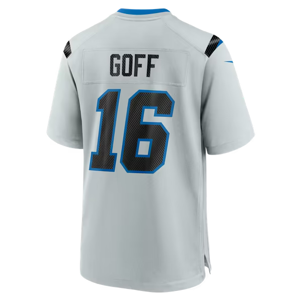 Jared Goff Detroit Lions Nike 2026 Rivalries Collection Game Jersey - Silver