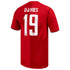 Alphonso Davies Canada Soccer Custom 2026 Home Match Authentic Jersey - Red - Jersey Teams World