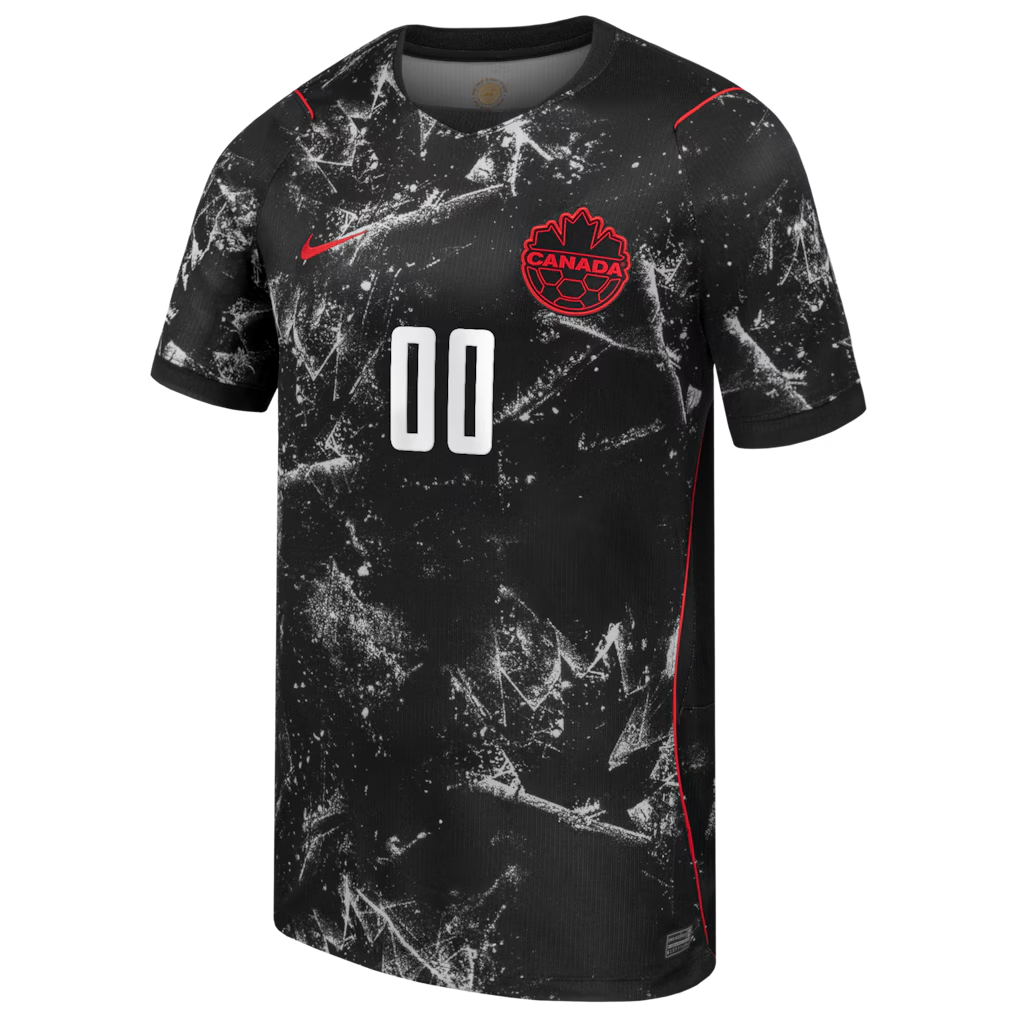 Canada National Teams Soccer Custom 2026 Away Authentic Custom Jersey - Black - Jersey Teams World