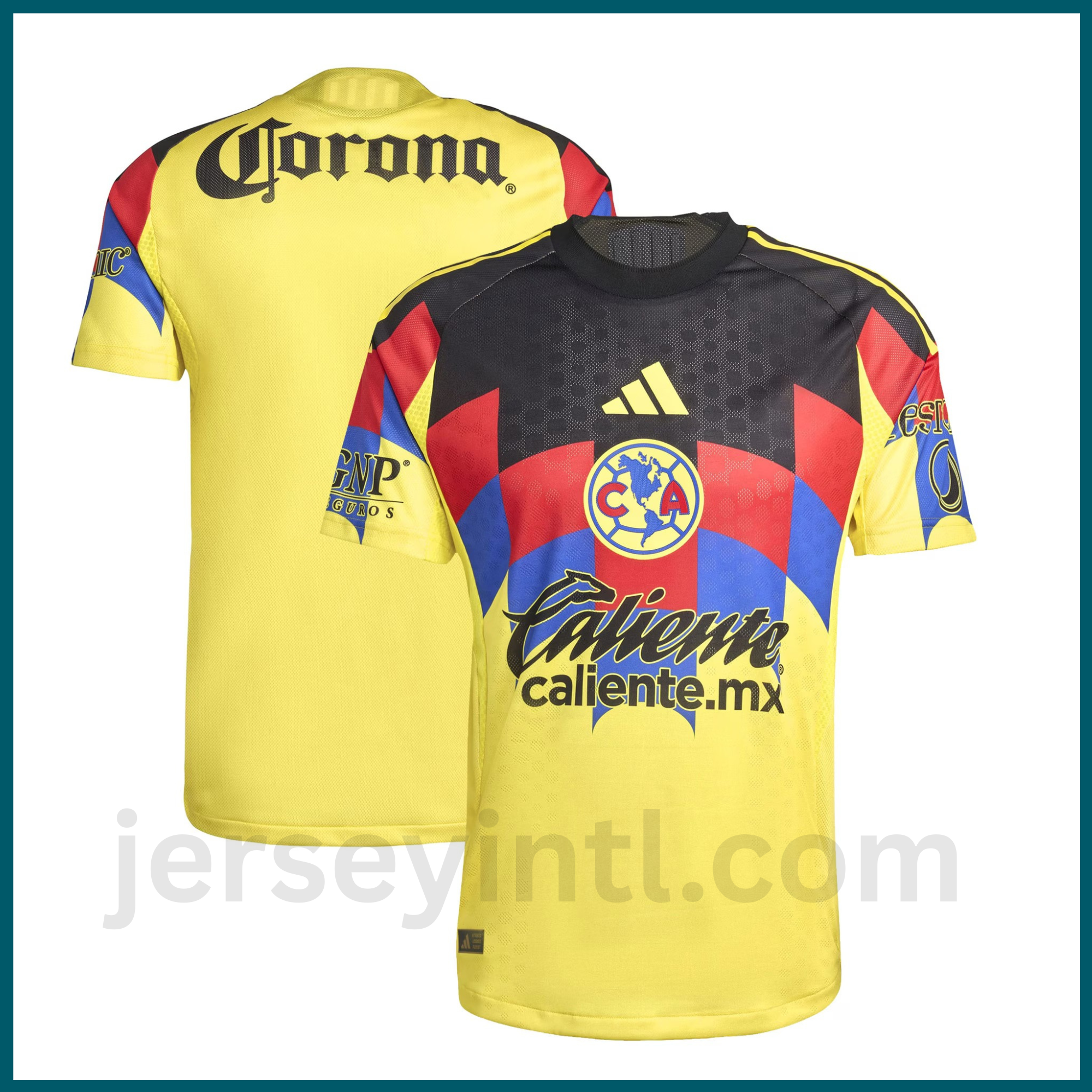 Club América 2025/26 Home Authentic Jersey – Men's Soccer Jersey – Yellow