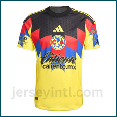 Club América 2025/26 Home Authentic Jersey – Men's Soccer Jersey – Yellow