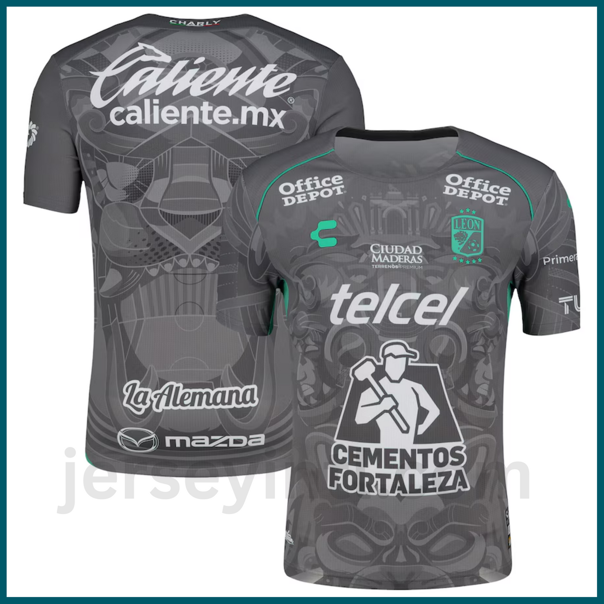 Club León 2024/25 Third Authentic Jersey – Men's Soccer Jersey – Gray