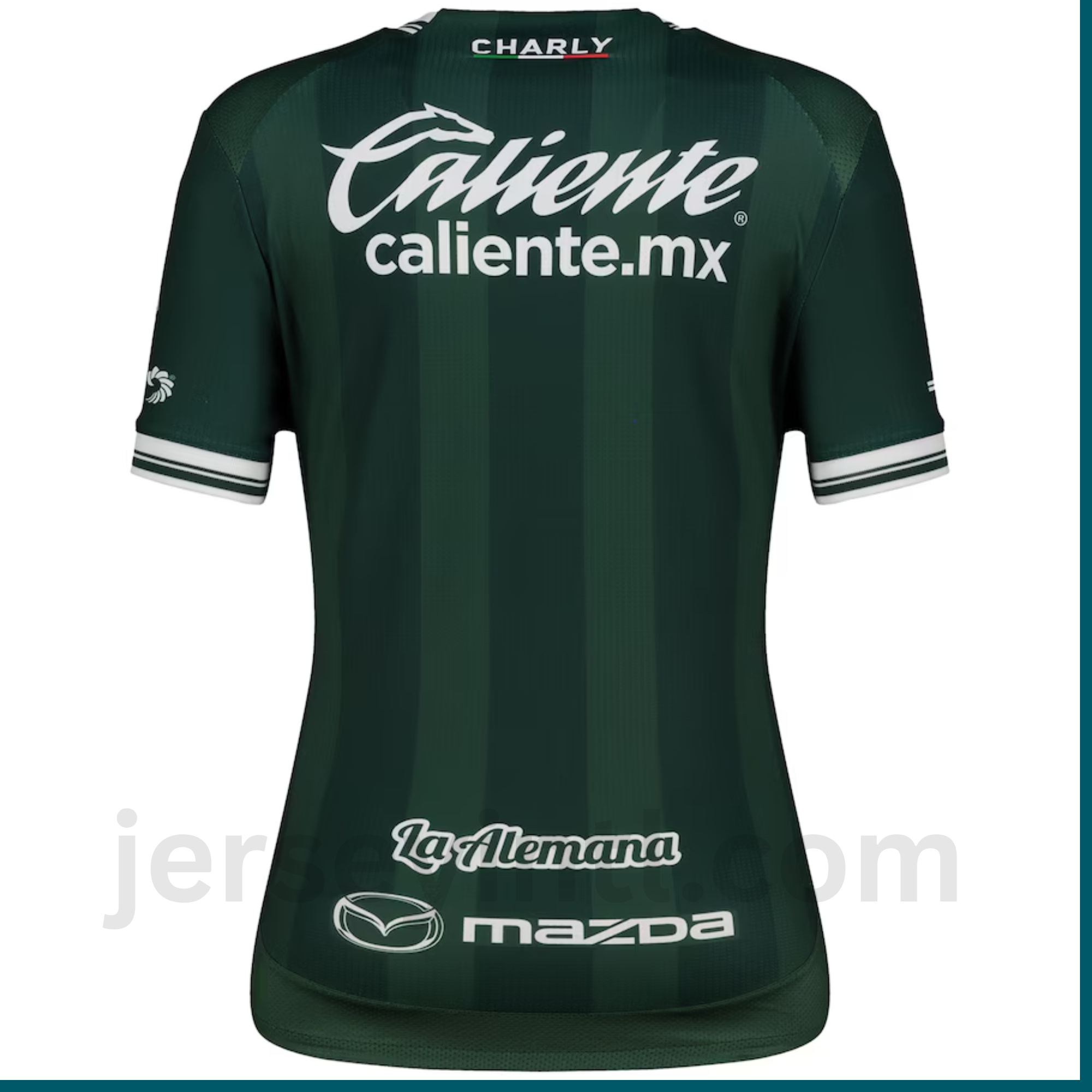 Club León Women’s 2025/26 Home Authentic Jersey – Green Soccer Jersey