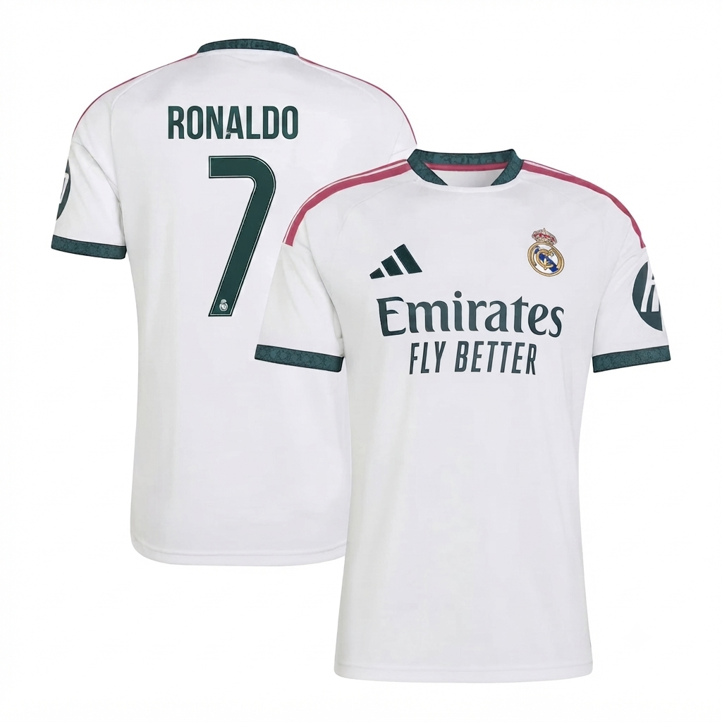 Cristiano Ronaldo 7 Real Madrid  2026/27 Home  Replica Jersey - White