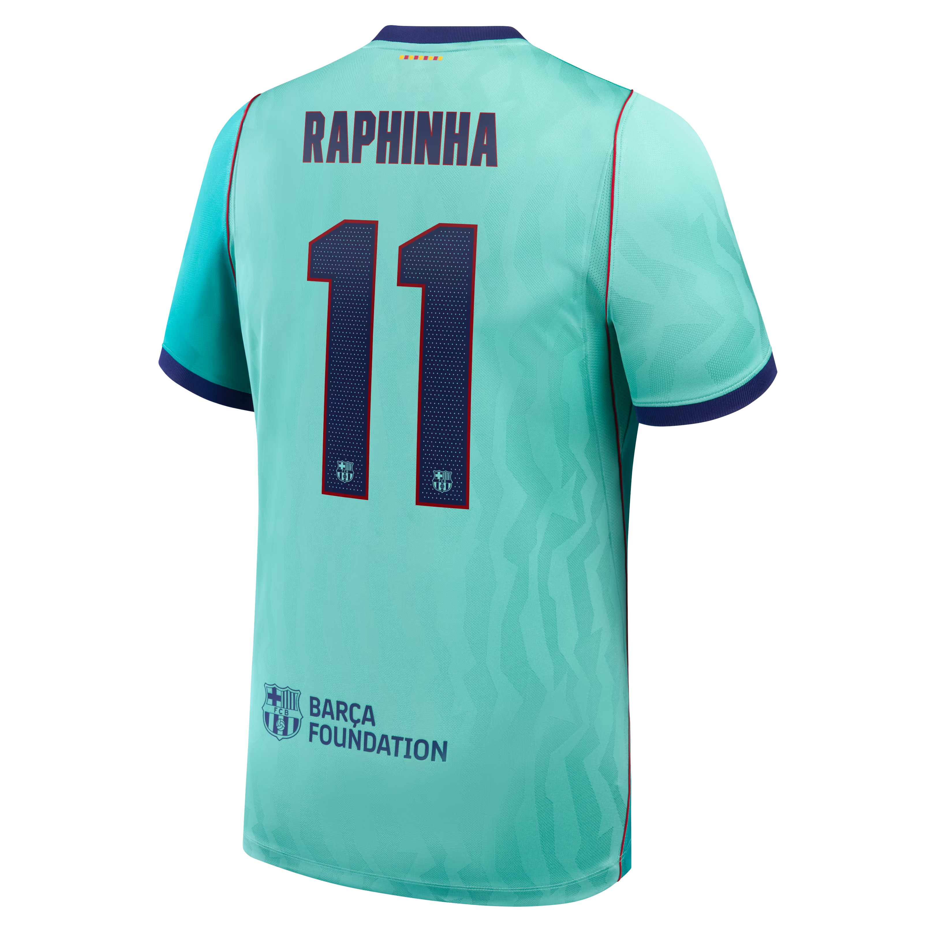 JERSEY INTL (JI) - Raphinha Barcelona 2026/27 Third Stadium Replica Jersey - Turquoise