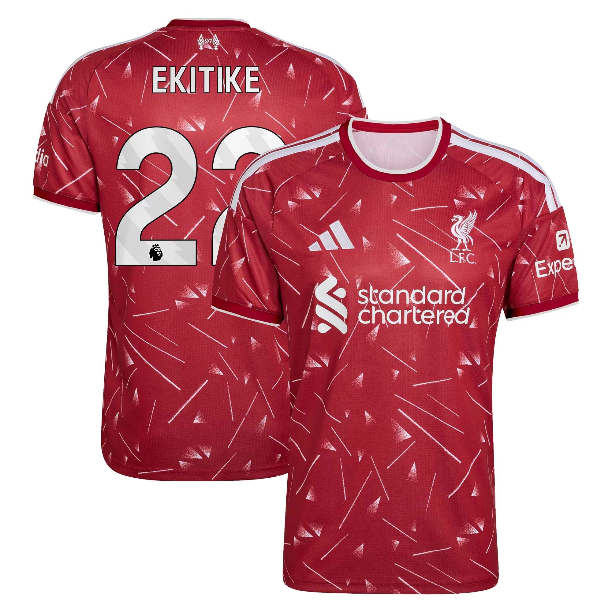 Hugo Ekitike Liverpool Jersey Intl - 2026/27 Home  Replica Jersey - Red
