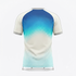 JERSEY INTL (JI) Branded 'Aero Wave' Gradient Blue & Off-White Soccer Jersey - Performance Kit - Adult