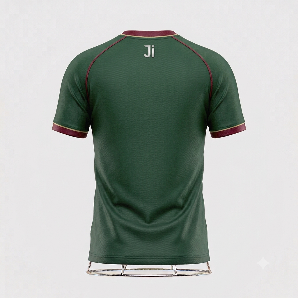 JERSEY INTL Branded 'Classic Forest Gold' Elite Performance Soccer Jersey - Minimalist Edition (Blank Back Kit)