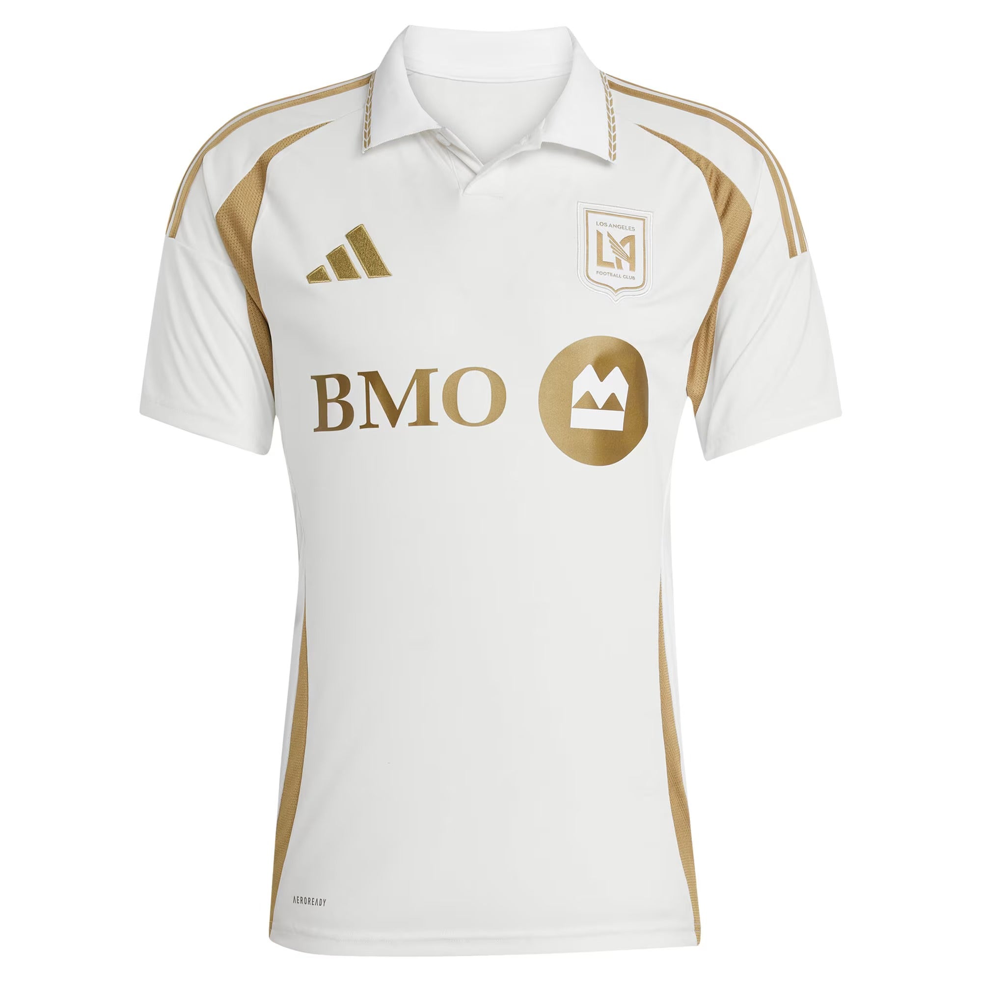 JERSEY INTL (JI) - Los Angeles White & Gold Short Sleeve Soccer Jersey (#7 Son Edition)