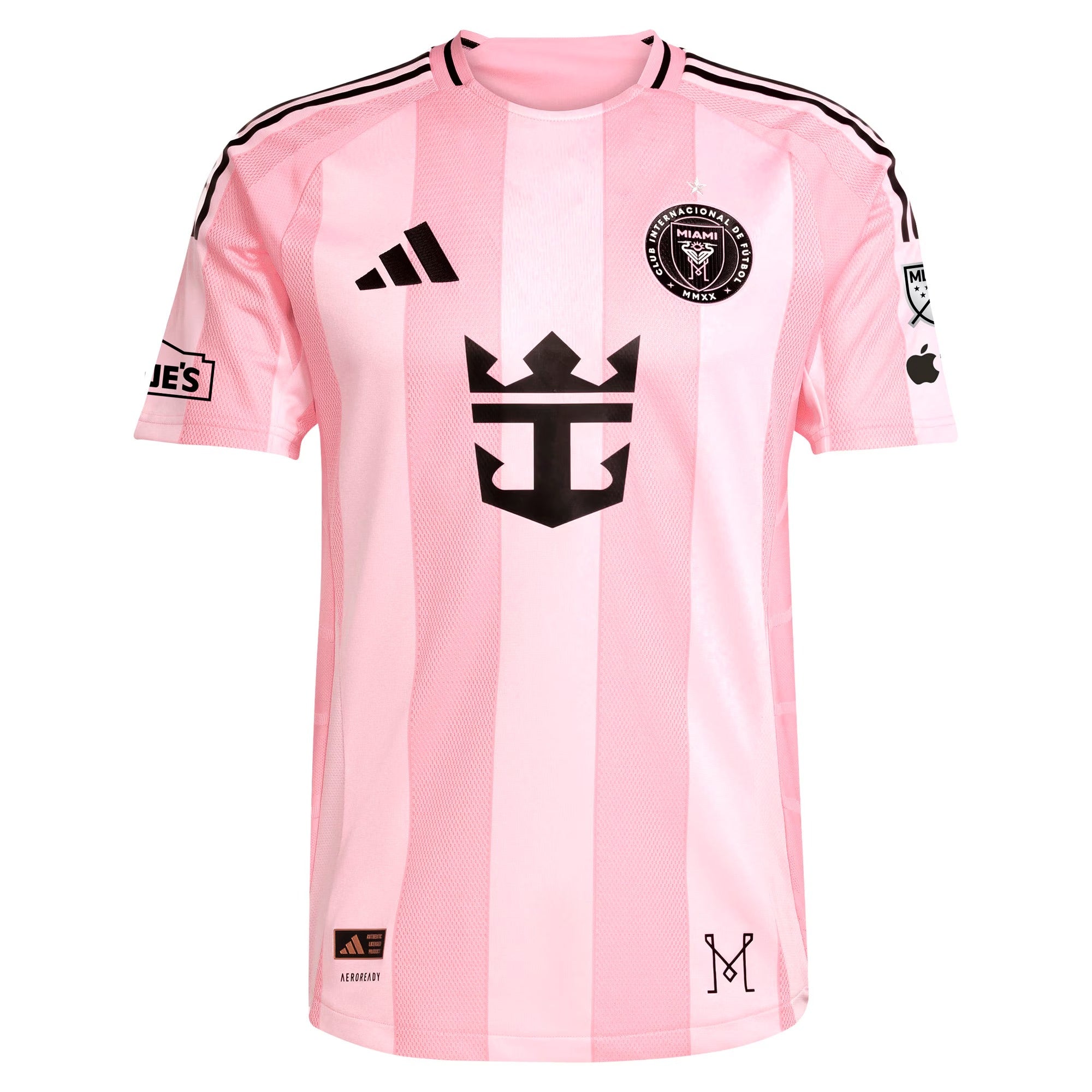 JERSEY INTL (JI) - Miami Themed Pink Short Sleeve Soccer Jersey (#10 Messi Edition)