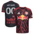 JERSEY INTL (JI) - New York Black & Red Short Sleeve Soccer Jersey (Custom Player Edition)