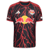 JERSEY INTL (JI) - New York Black & Red Short Sleeve Soccer Jersey (Custom Player Edition)