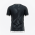 JERSEY INTL (JI) Branded 'Cosmic Stealth' Carbon & Platinum Performance Soccer Jersey - Elite Series Kit