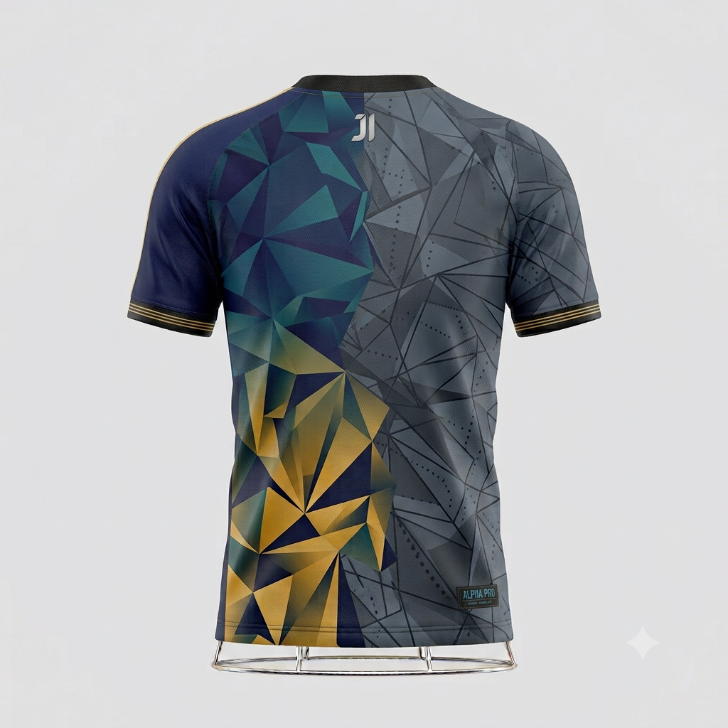 JERSEY INTL (JI) Branded 'Dual-Core Prism' Performance Soccer Jersey - Elite Series (Blank Back Kit)