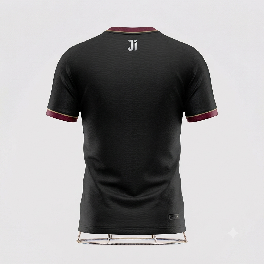 JERSEY INTL (JI) Branded 'Midnight Onyx' Elite Performance Jersey - Minimalist Edition
