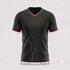 JERSEY INTL (JI) Branded 'Silent Circuit' Elite Performance Jersey - Stealth Edition (Blank Front & Back Kit)