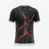 JERSEY INTL (JI) Branded 'Volcanic Strike' Charcoal & Magma Red Performance Soccer Jersey - Elite Series Kit
