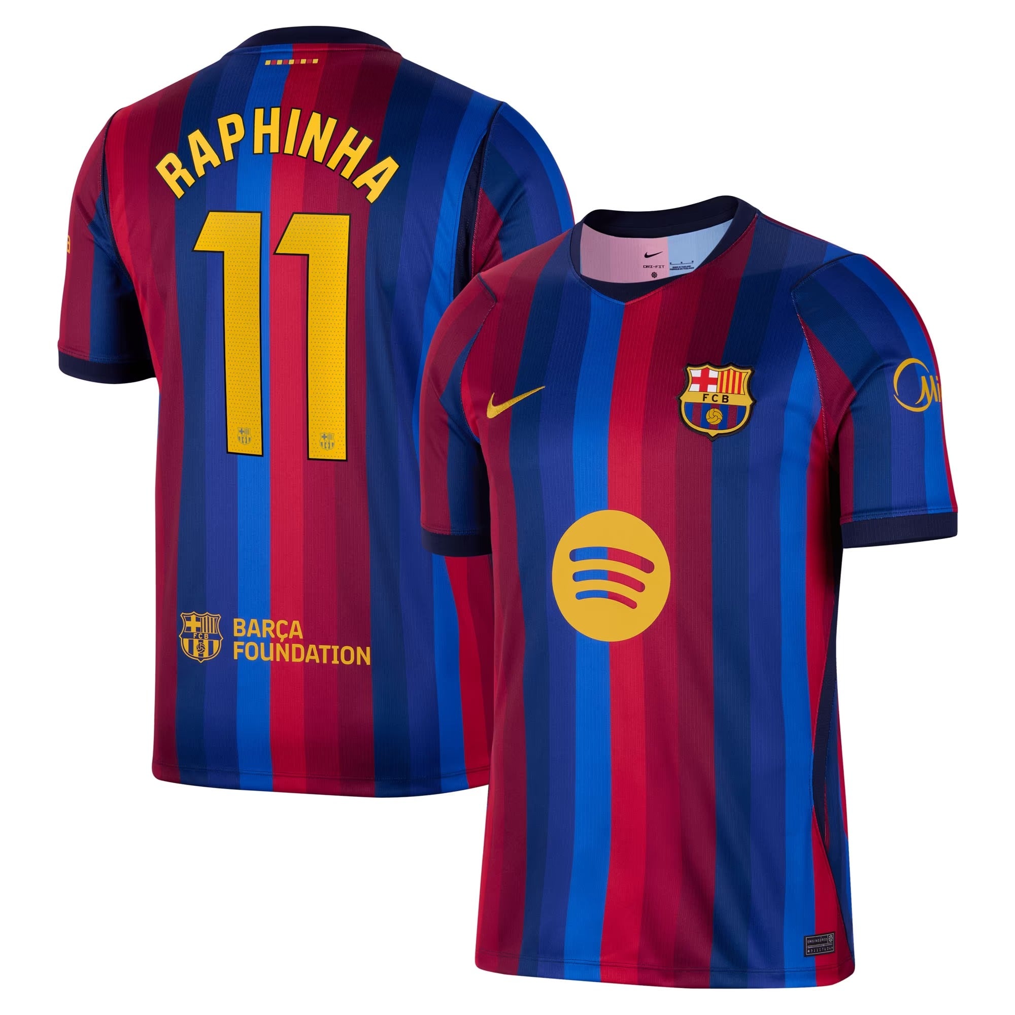 JERSEY INTL (JI) - Raphinha Barcelona 2026/27 Home Stadium Replica Jersey - Red