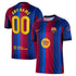 JERSEY INTL (JI) 'Catalan Pulse' Elite Performance Barcelona Jersey (Custom Name & Number) - Blaugrana Edition