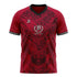 JERSEY INTL (JI) Crimson Zenith Performance Soccer Jersey - Front & Back