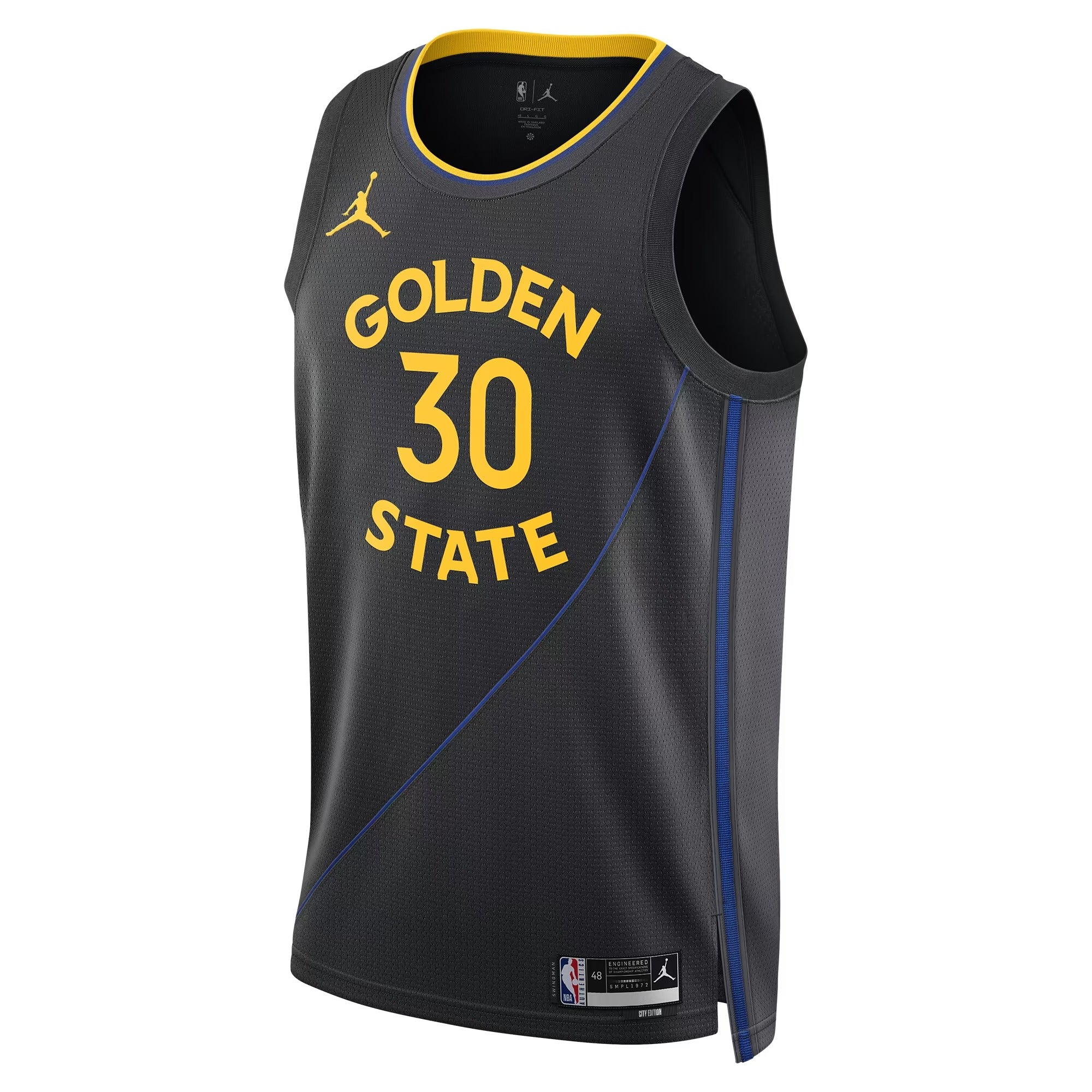 JERSEY INTL (JI) Stephen Curry Golden State Warriors Unisex 2024/25 Swingman Jersey - Statement Edition - Black