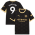 JERSEY INTL (JI) Erling Haaland Manchester City 2026/27 Away Replica Jersey - Black