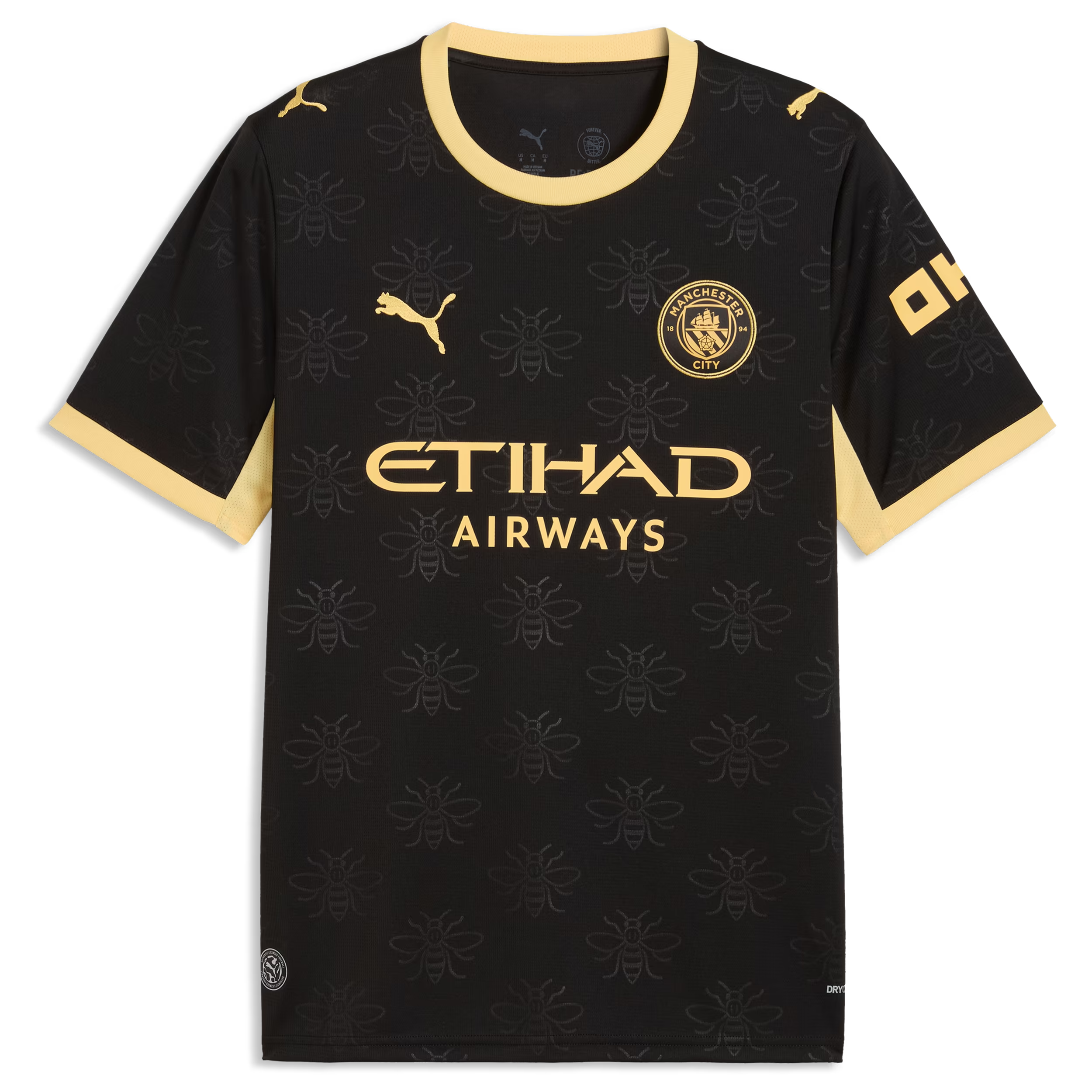 JERSEY INTL (JI) Erling Haaland Manchester City 2026/27 Away Replica Jersey - Black