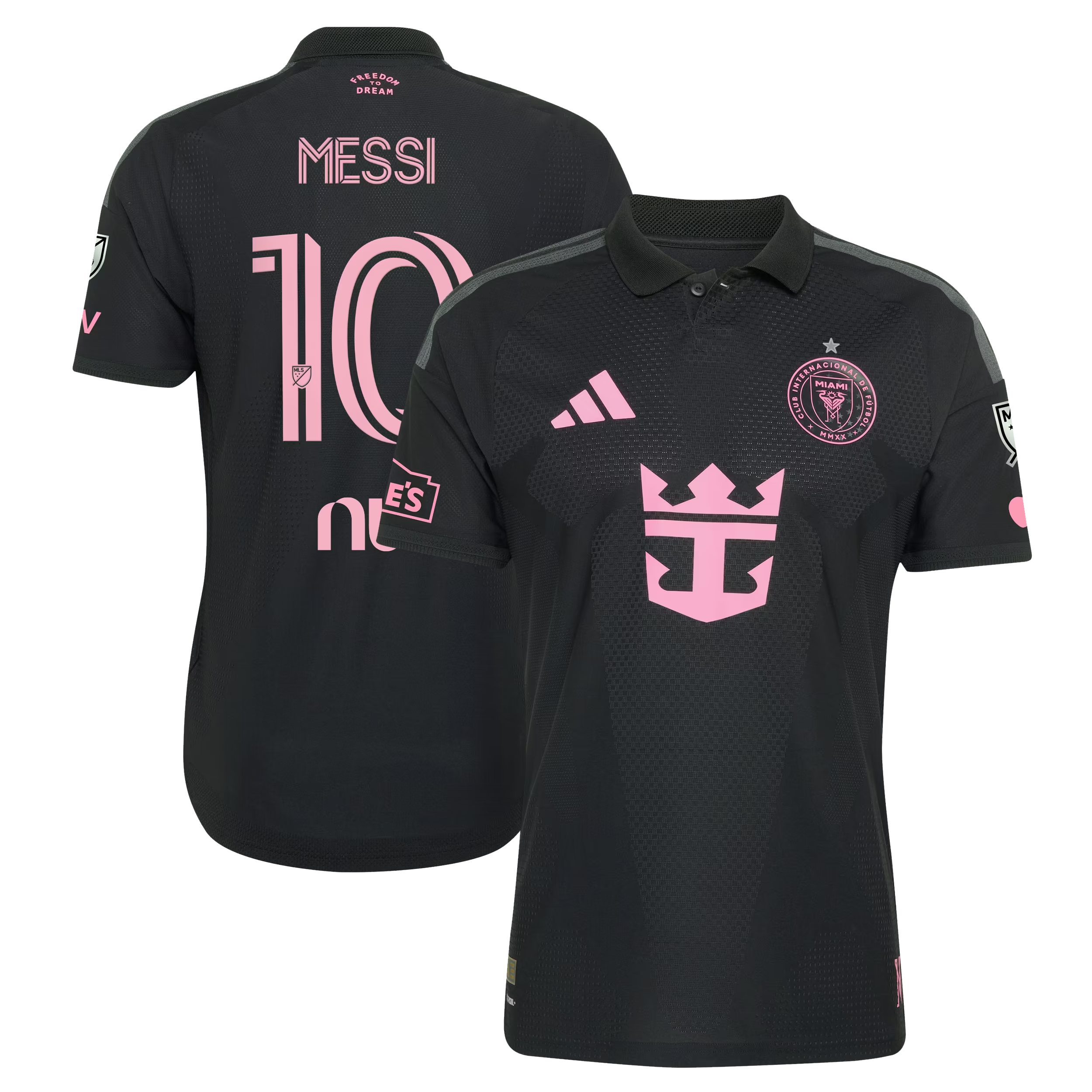 JERSEY INTL (JI) Messi Inter Miami CF 2026 Presagio Replica Patch Jersey - Black
