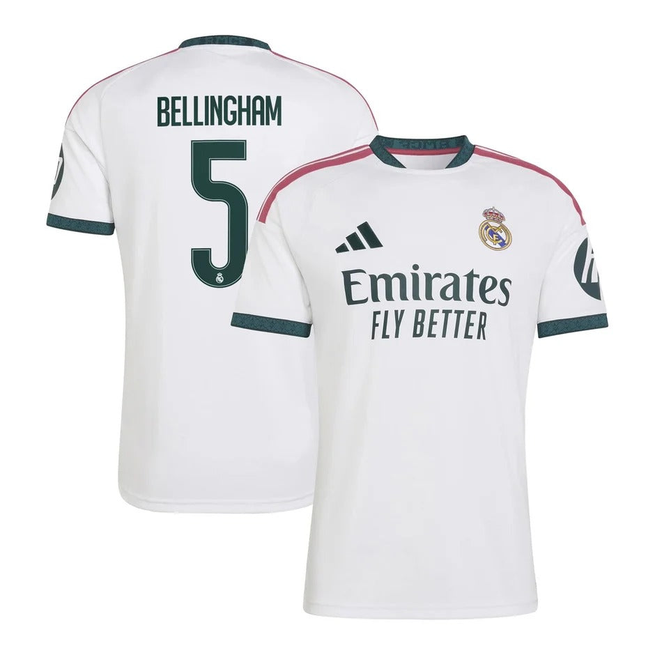 JERSEY INTL (JI) Jude Bellingham Real Madrid 2026/27 Home Replica Jersey - White