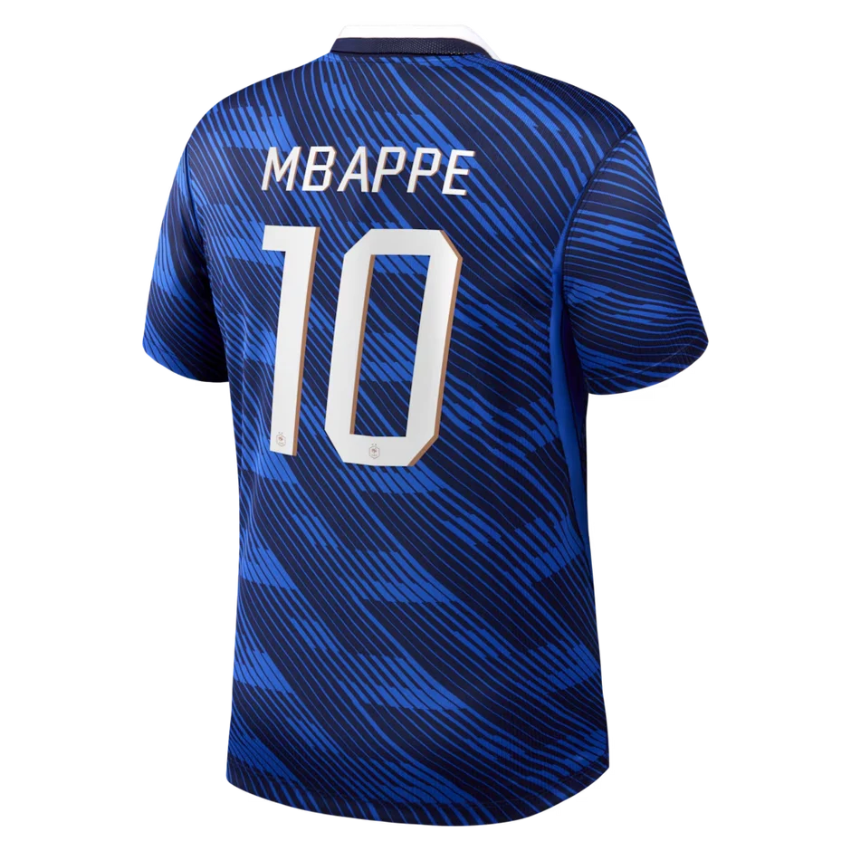 JERSEY INTL (JI) Kylian Mbappé France National Team 2026 Home Stadium Replica Jersey - Blue