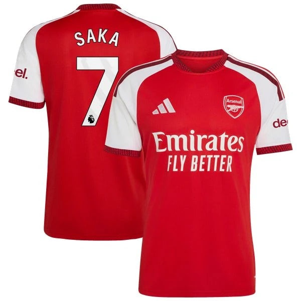 JERSEY INTL (JI) Bukayo Saka Arsenal 2026/27 Home Replica Jersey - Red