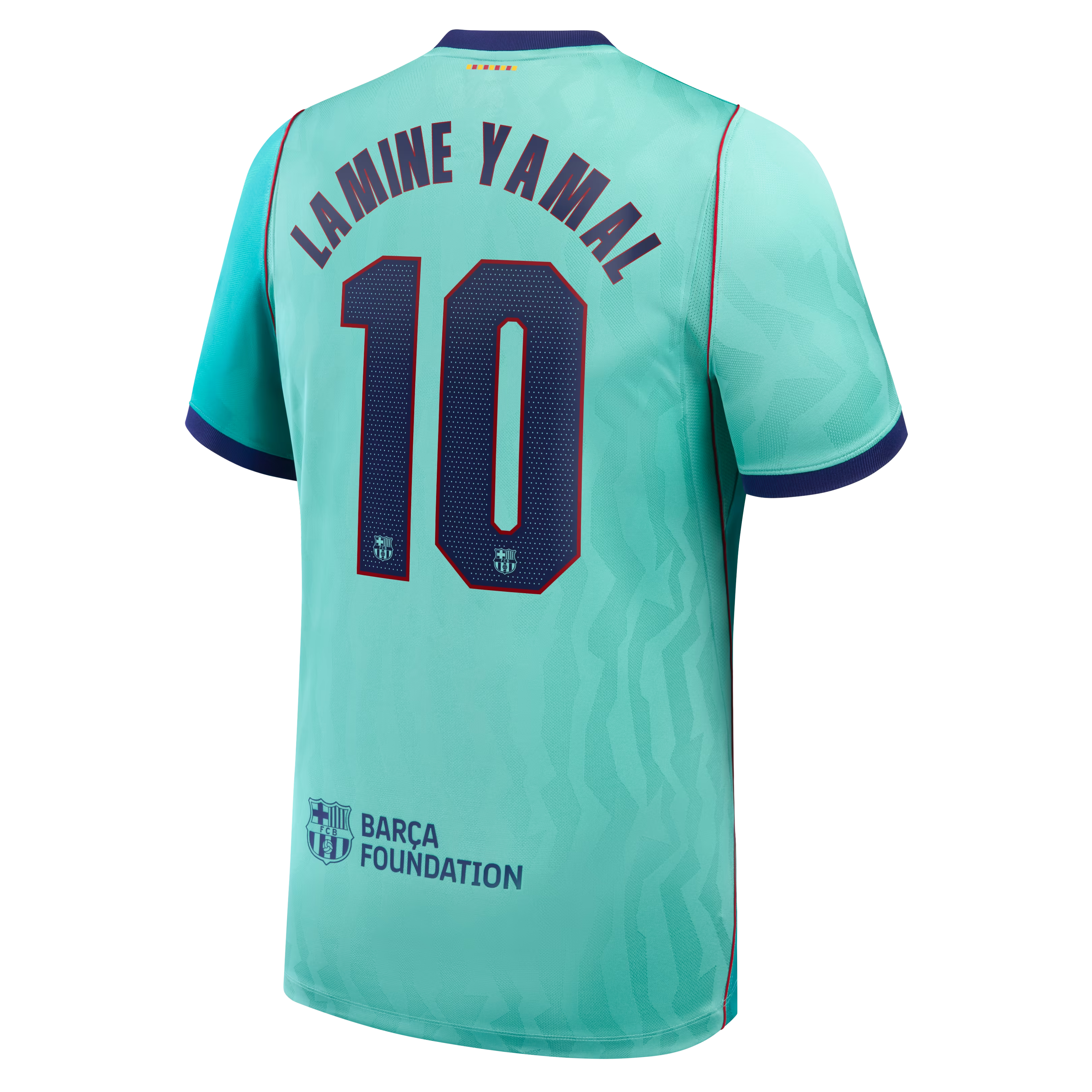 JERSEY INTL (JI) Yamal Barcelona 2026/27 Third Stadium Replica Jersey - Turquoise