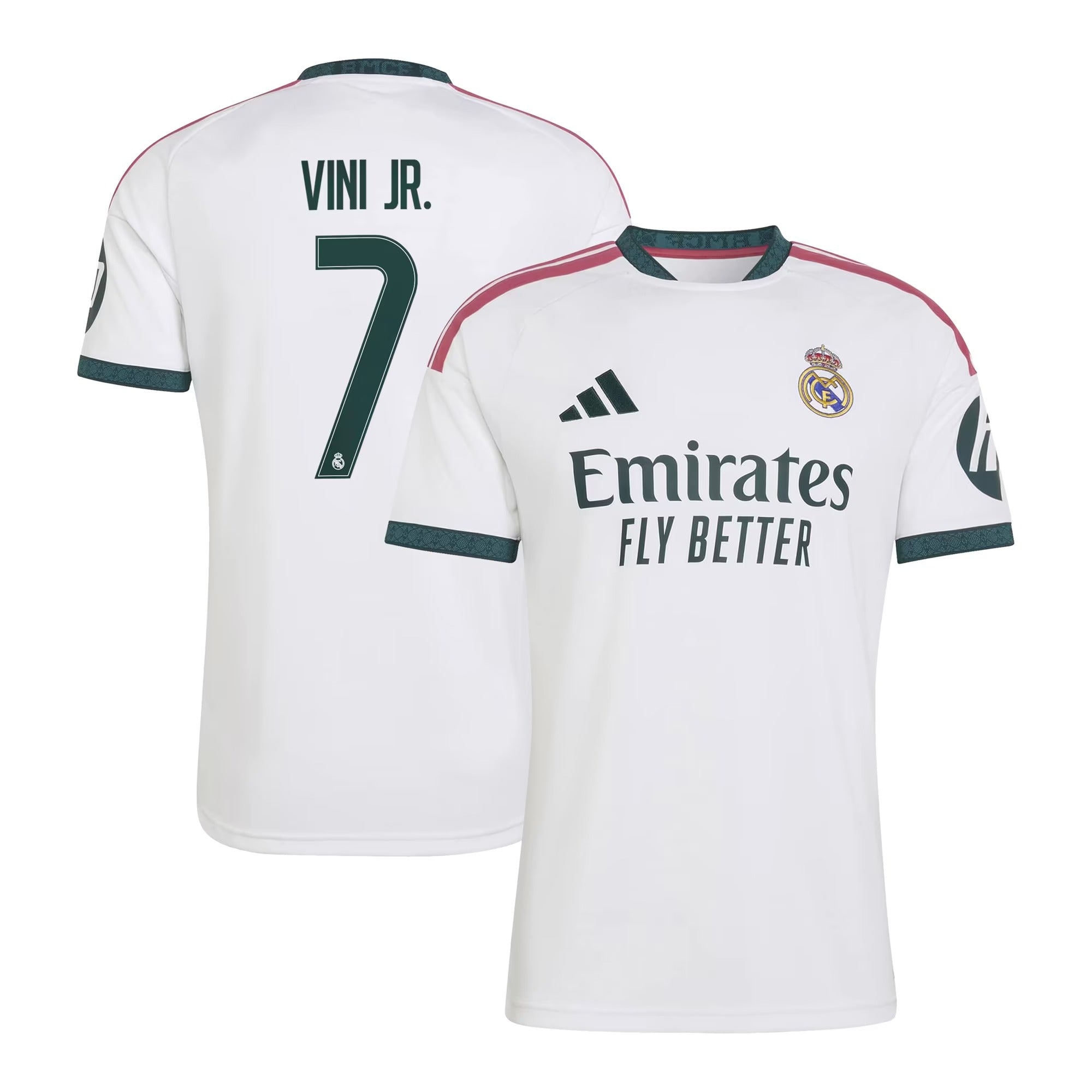 JERSEY INTL (JI) - Vini Jr. Real Madrid 2026/27 Home Replica Jersey - White