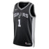 JERSEY INTL (JI) Victor Wembanyama San Antonio Spurs Unisex Swingman Jersey - Icon Edition - Black