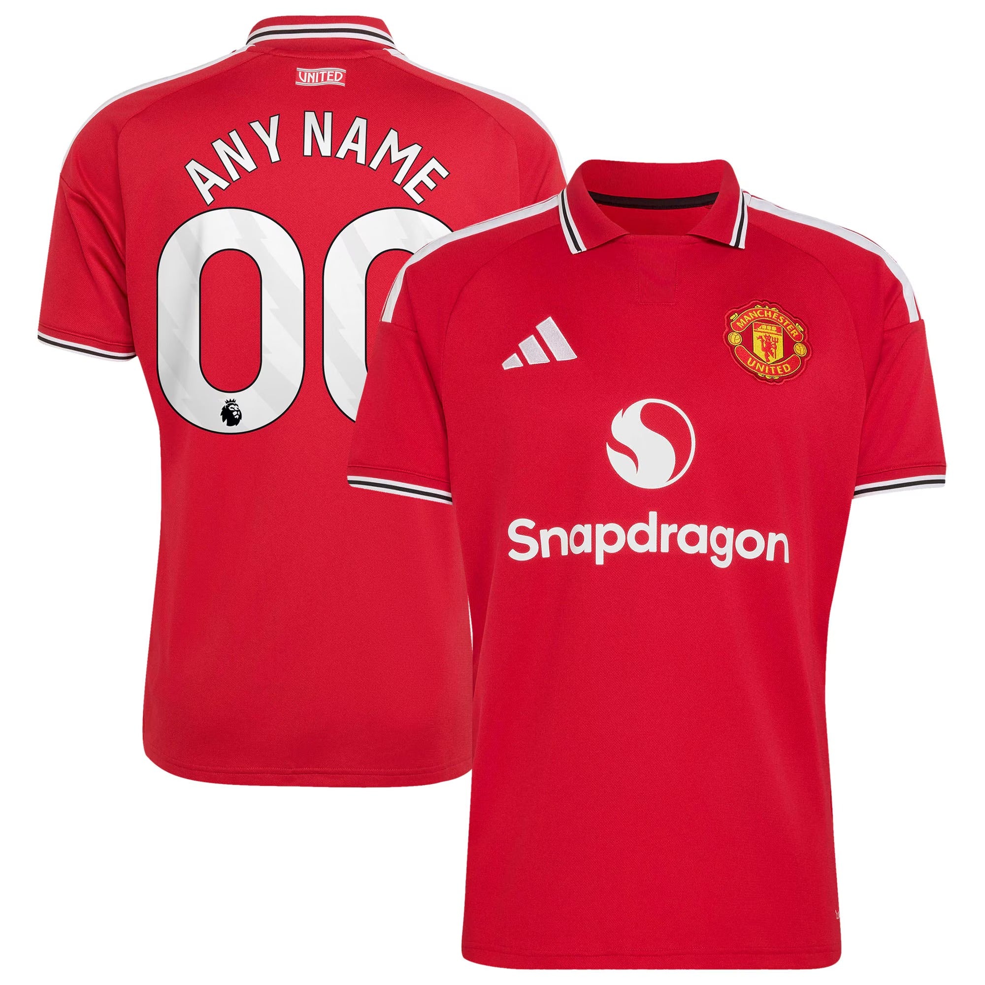 JERSEY INTL (JI) Man United 'Red Devil' Elite Performance Jersey (Custom Name & Number) - Old Heritage Edition