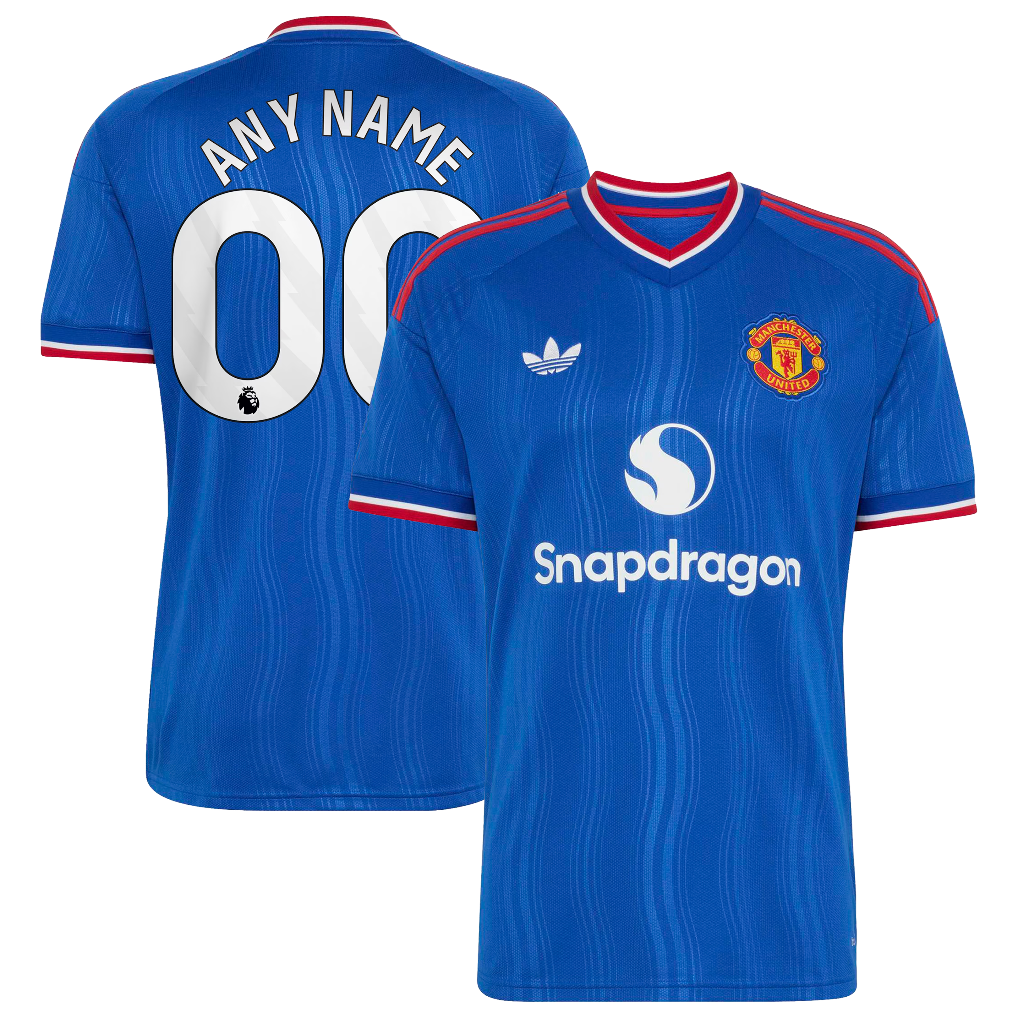 JERSEY INTL (JI) 'River Irwell' Elite Performance Man United Jersey (Custom Name & Number) - Royal Edition