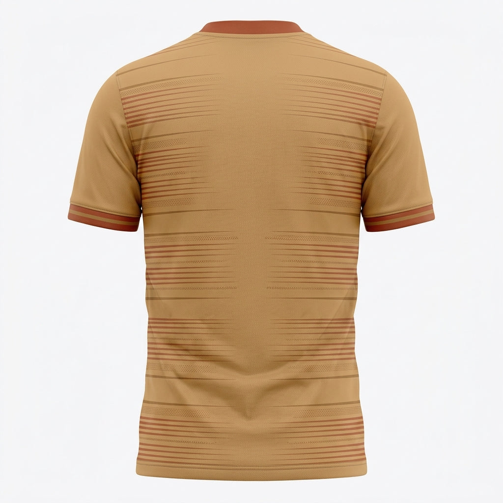 JERSEY INTL (JI) The Sahara Dunes Soccer Jersey | Desert Sand & Bronze