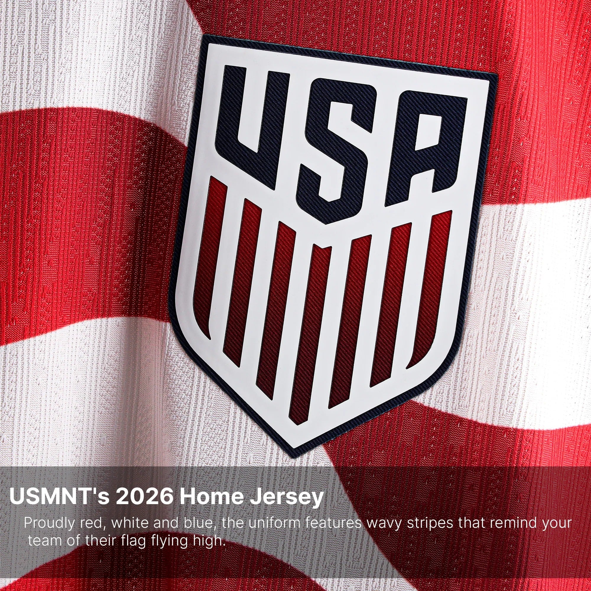JERSEY INTL (JI) Custom Clean White Soccer Jersey USMNT - National Stars Home Fa