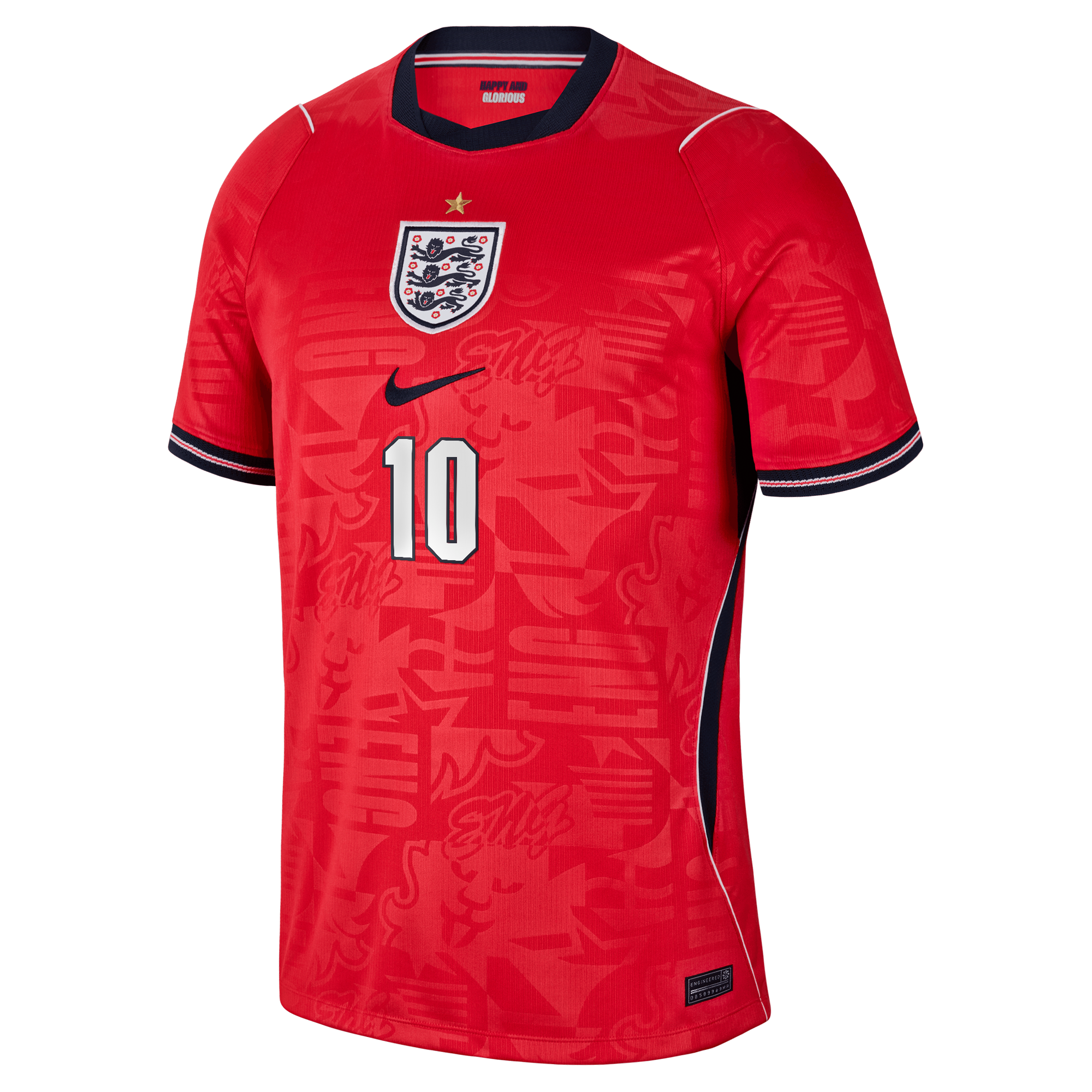 Jude Bellingham England National Team Jersey Intl - 2026 Away Stadium  Replica Jersey - Red