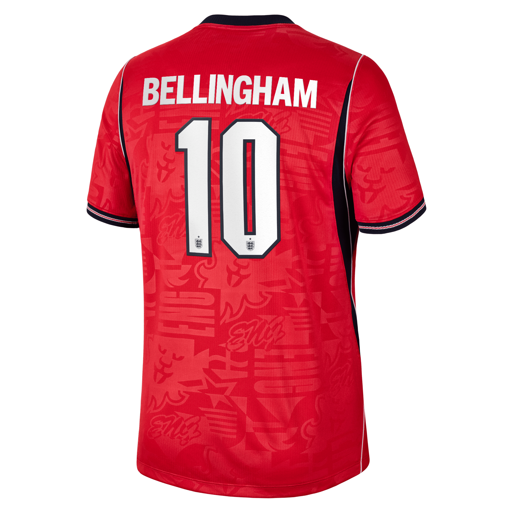 Jude Bellingham England National Team Jersey Intl - 2026 Away Stadium  Replica Jersey - Red