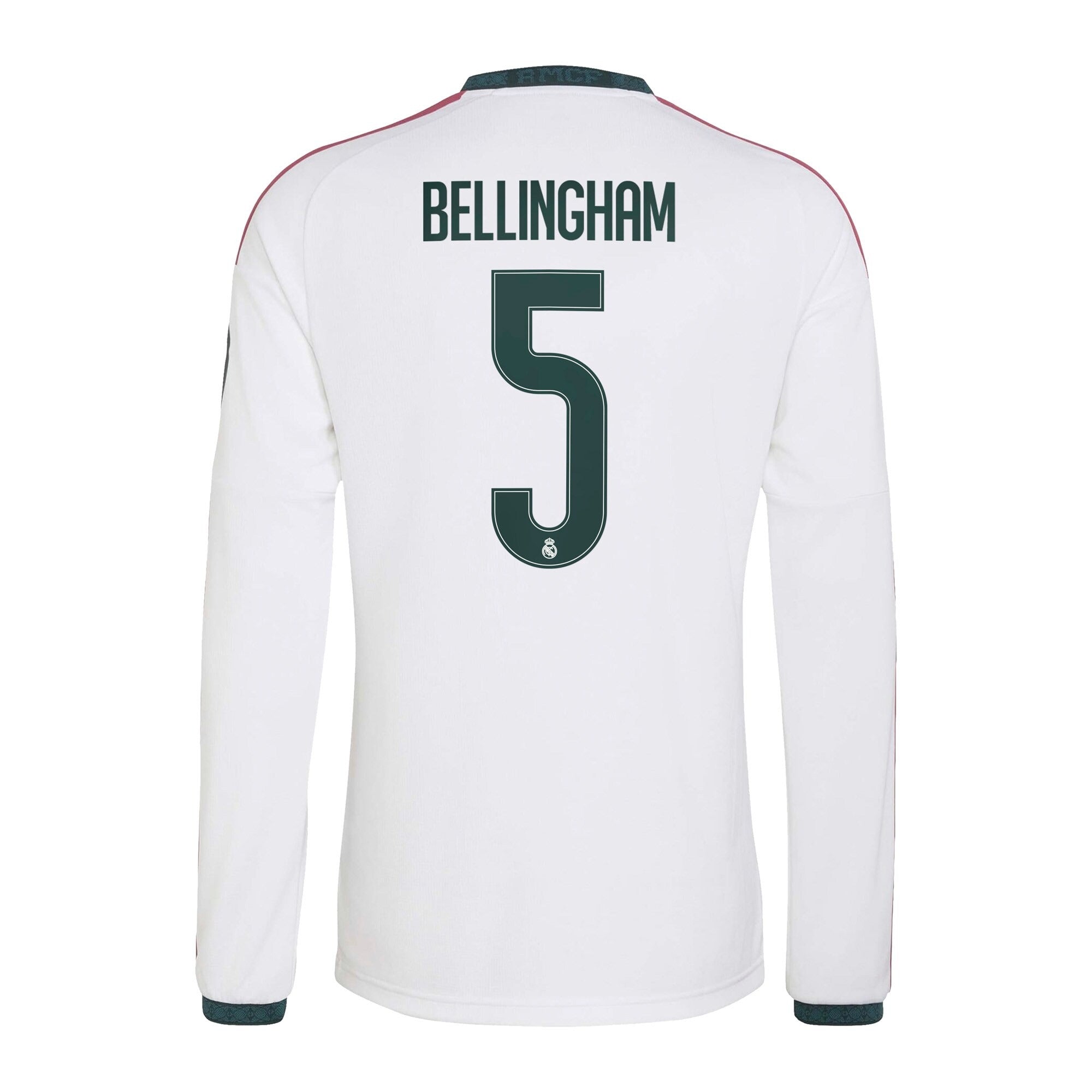 Jude Bellingham Real Madrid  2026/27 Home  Long Sleeve Replica Jersey - White