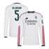 Jude Bellingham Real Madrid  2026/27 Home  Long Sleeve Replica Jersey - White