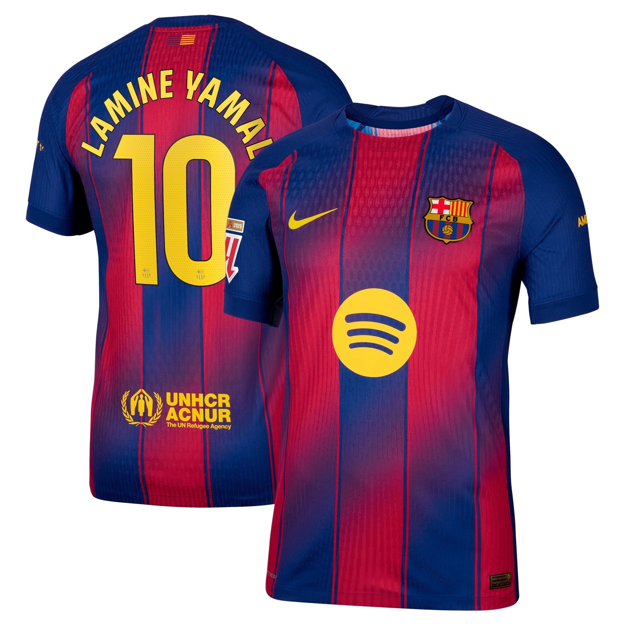 Lamine Yamal Barcelona 2025/26 Home Jersey - Blue