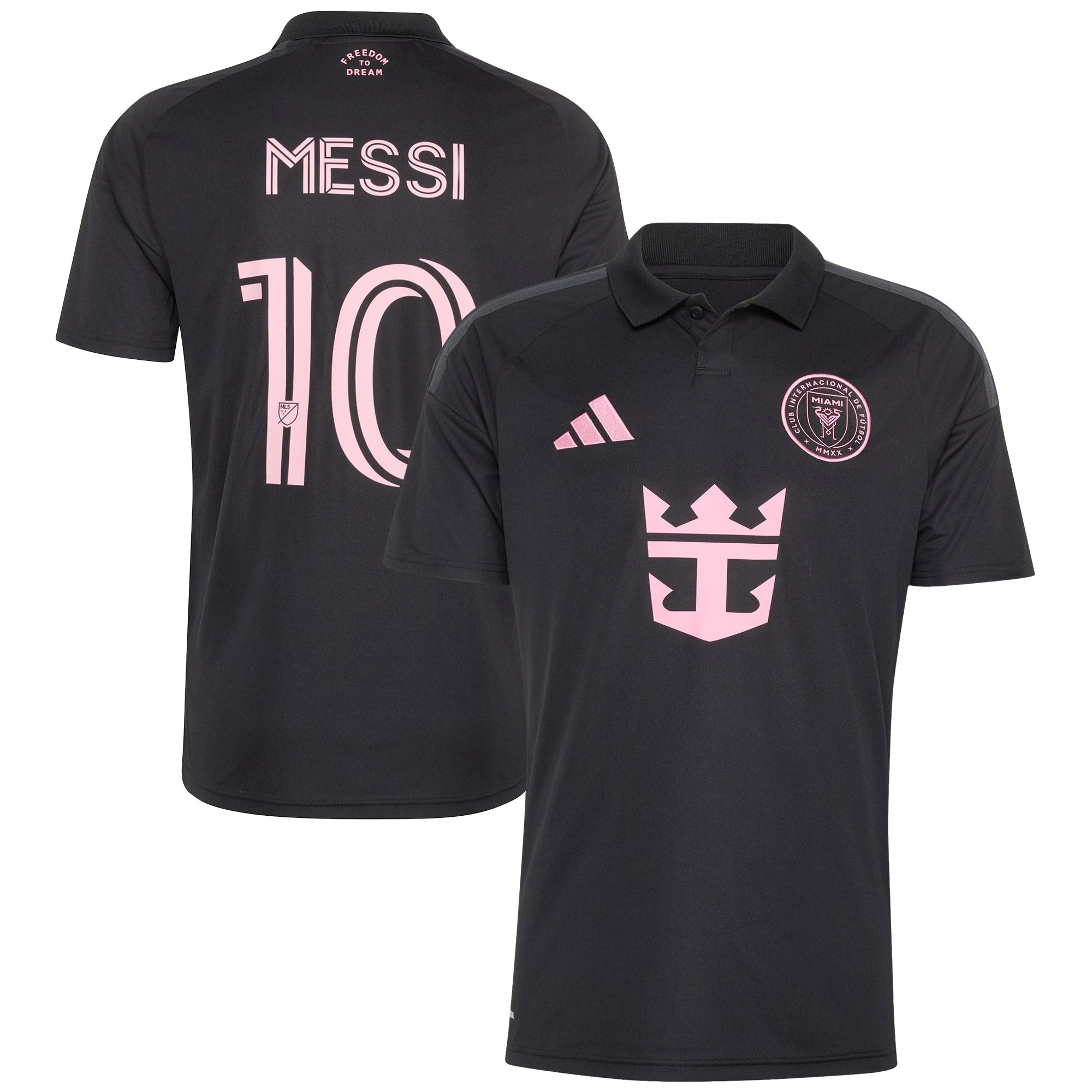 Lionel Messi Inter Miami CF Customized 2026 Presagio Replica Jersey - Black - Jersey Teams World