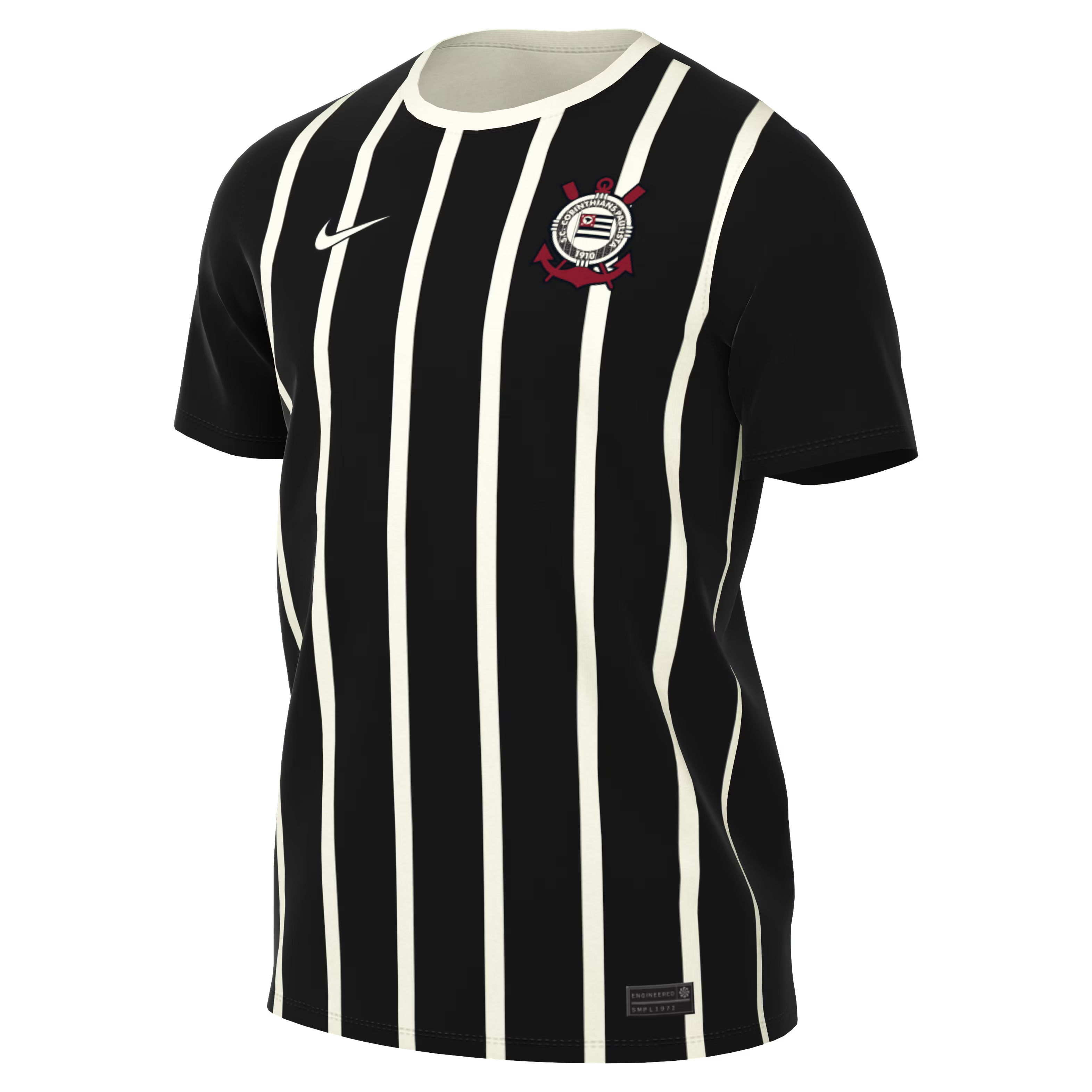 Official Corinthians Custom 2026 Home Replica Jersey - Black - Jersey Teams World