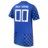 Official Croatia National Team Custom 2026 Away Stadium Replica Custom Jersey - Navy - Jersey Teams World