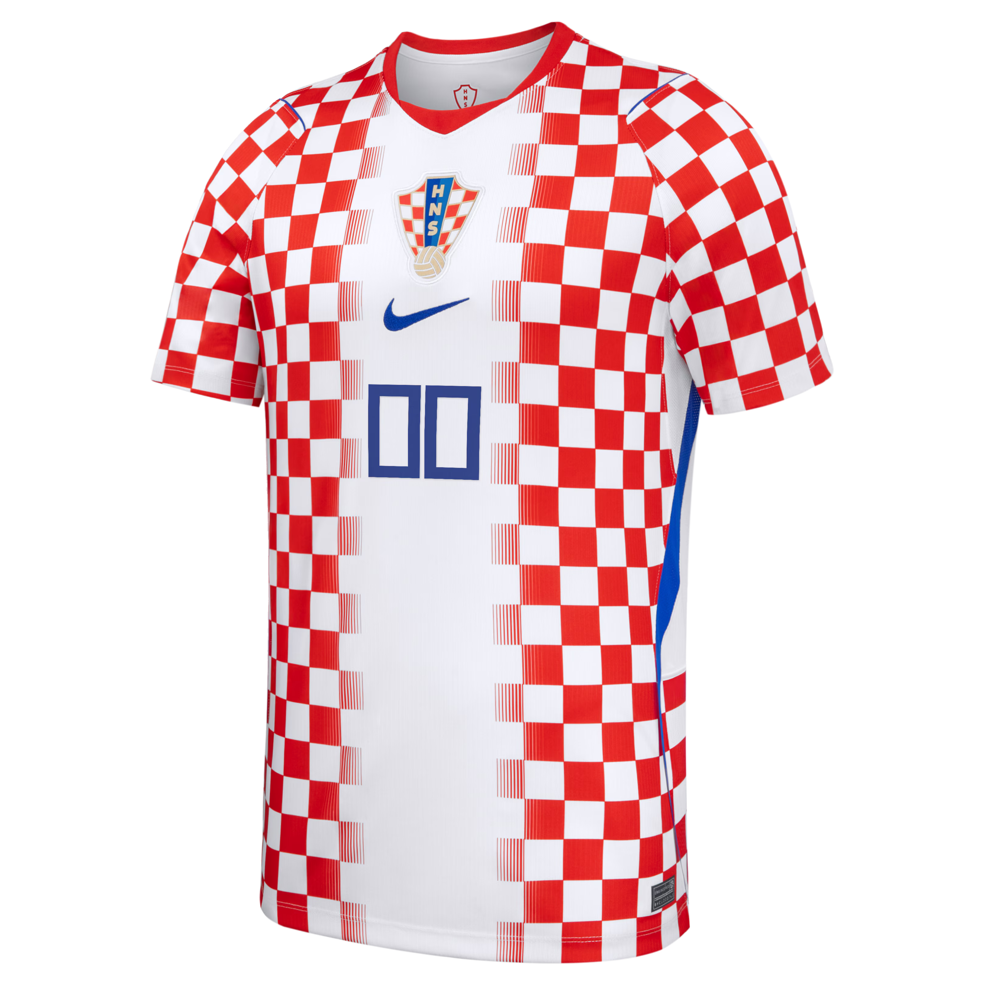 Official Croatia National Team Custom 2026 Home Stadium Replica Custom Jersey - White - Jersey Teams World